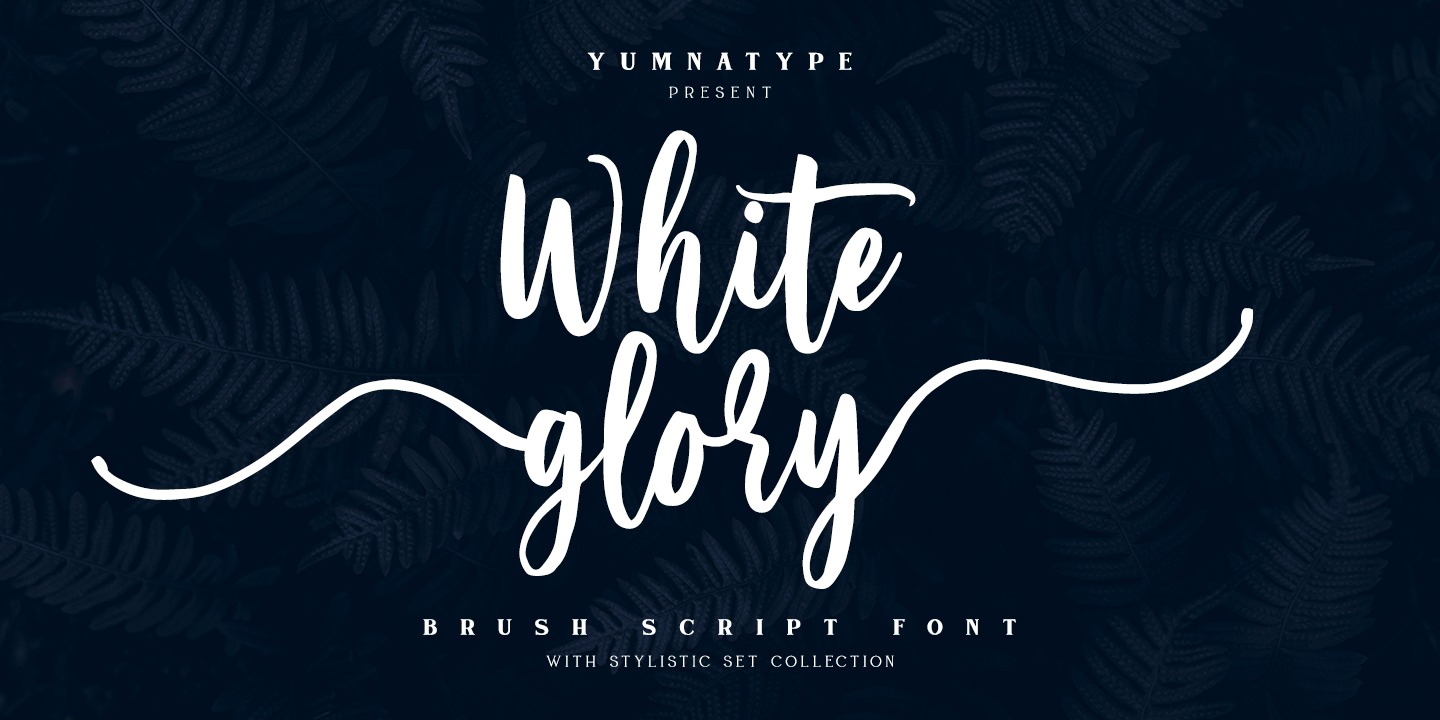 Font White Glory